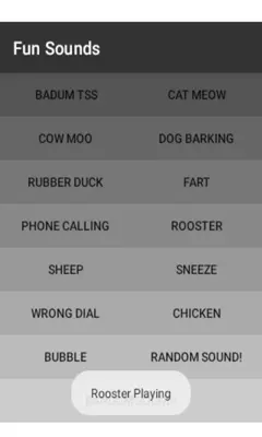 Fun Sounds android App screenshot 1